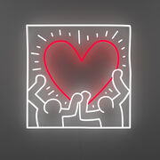 Keith Haring Radiant Heart neon light